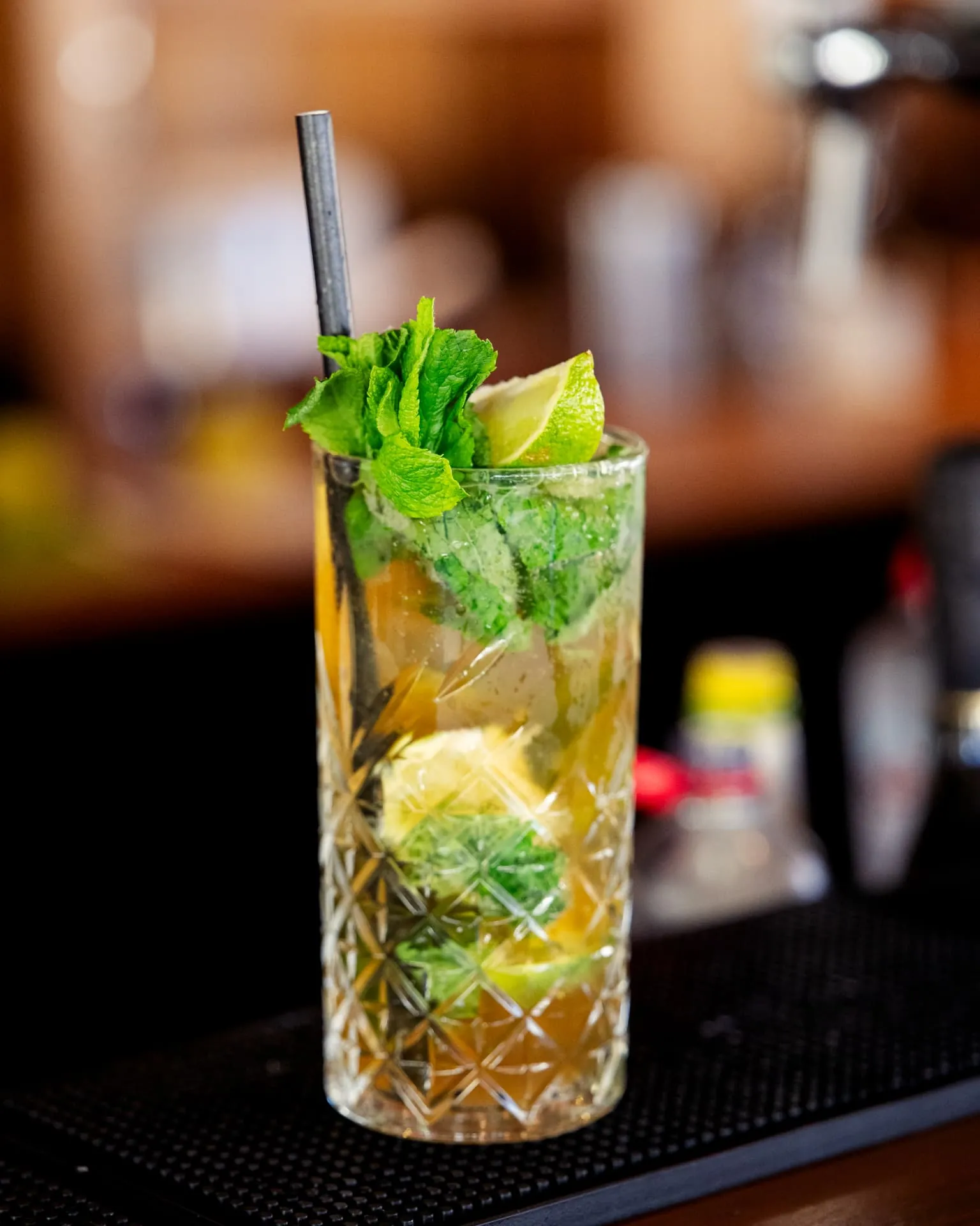 Verse mojito met munt en limoen