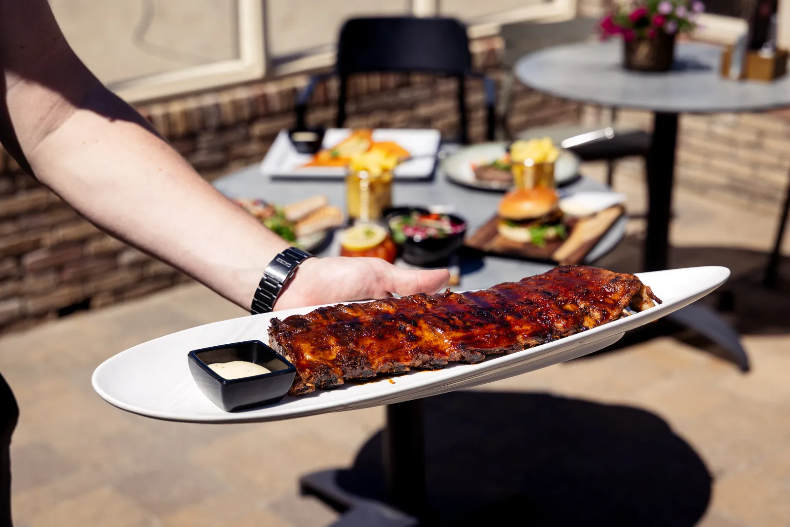 Spare ribs van de grill